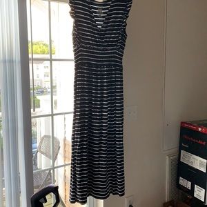 Black and White Maxi Dress